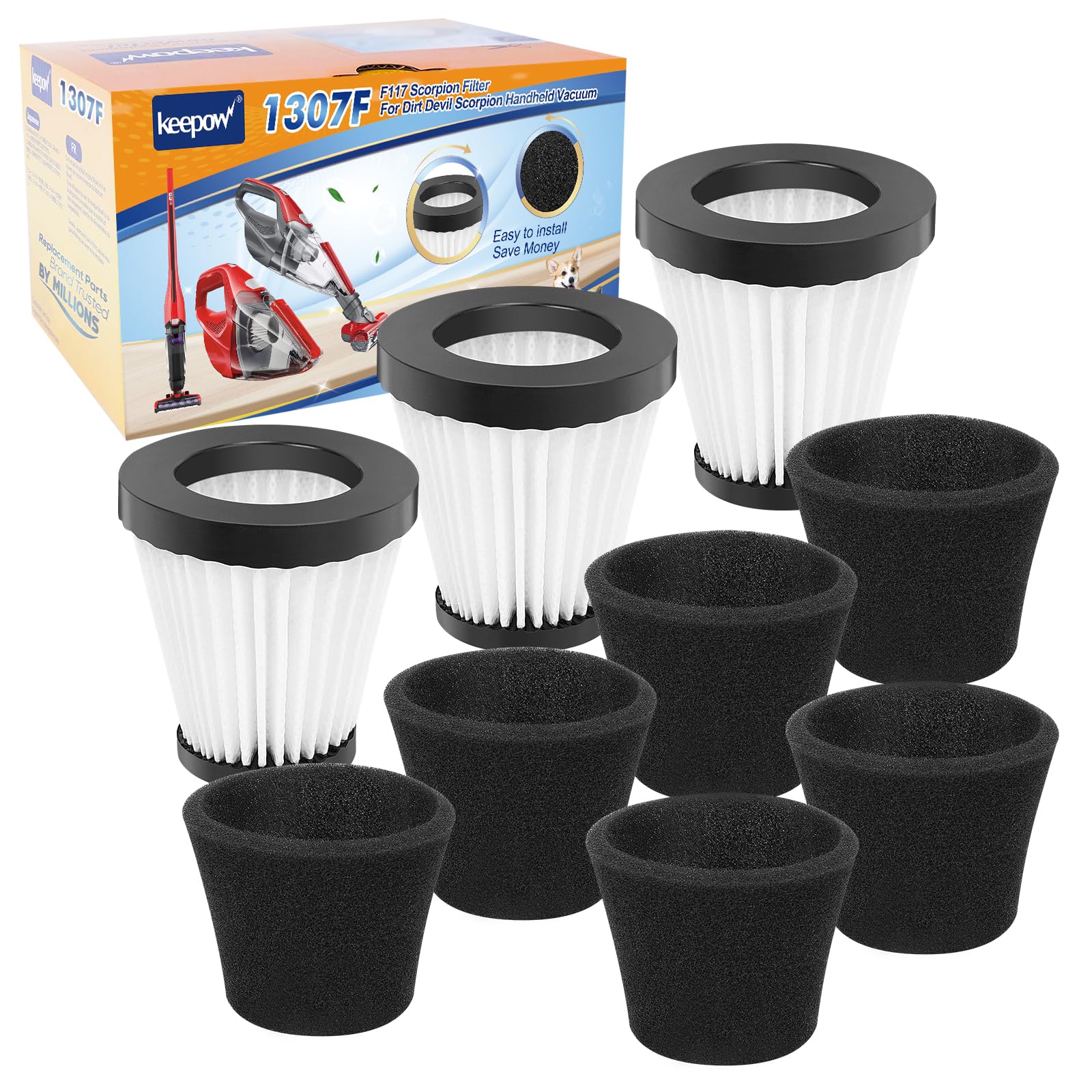 Amazon.com - KEEPOW Style F117 Scorption Filter 3 Pack Compatible